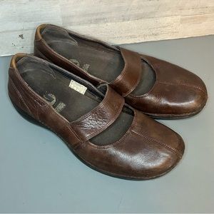 Merrell Women’s Dark Brown Brio Mary Jane Slip On Shoes sz 8